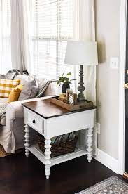 End Table Makeover With Milk Paint And