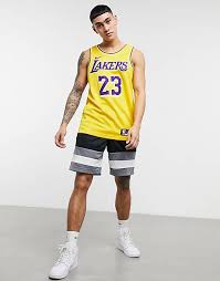 5.0 out of 5 stars. Nike Basketball Nba La Lakers Lebron James Swingman Jersey Vest In Yellow Asos