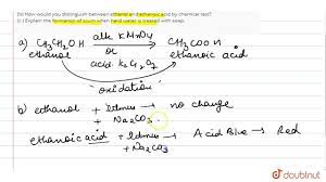 ethanoic acid obtained from ethanol