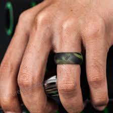Thunderfit Silicone Wedding Ring For Men Rubber Wedding