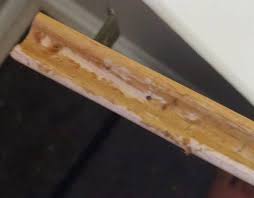 top bottom wood trim from cabinet door