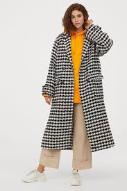 H M Oversized Wool Blend Coat Stylish