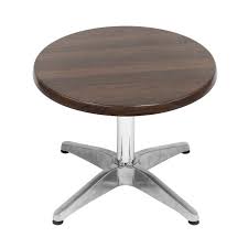 600mm Round Choco Oak Isotop Table Top