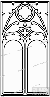 Frame For Text In The Gothic Style In