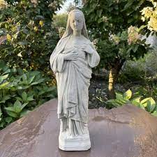 Mary Garden Statue Outdoor Sacred Heart