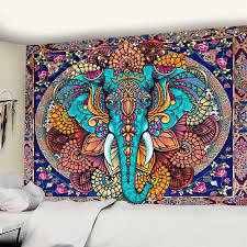 Tapestry Elephant Mandala Indian