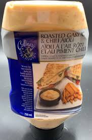 Select any item to view the complete nutritional information including calories, carbs, sodium and weight watchers points. Costco Culinary Treasures Roasted Garlic Chili Aioli Review Costcuisine