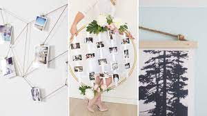 10 clever picture hanging ideas without