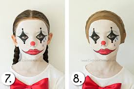 sad clown costume or harlequin costume