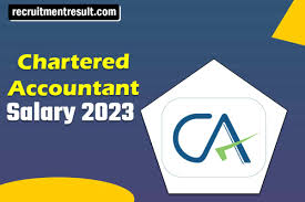 chartered accountant salary in india