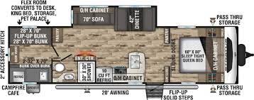 travel trailer floor plans