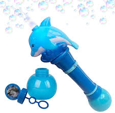 Amazon Com Artcreativity Light Up Dolphin Bubble Blower Wand 11 5 Inch Illuminating Bubble Blower With Thrilling Led Effects For Kids Batteries And Bubble Fluid Included Great Gift Idea Party Favor Toys