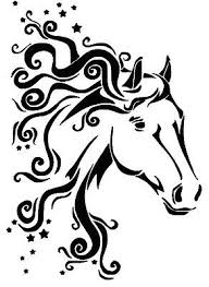 Stencils Crafts Templates Scrapbooking Horse Head Stencil