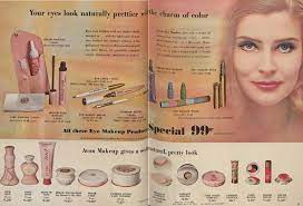 vine 1960s makeup colour charts
