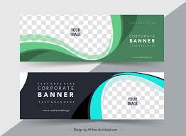 free business banner templates vectors