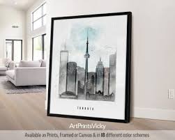 Toronto Skyline Art Print Urban 1