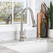 kitchen faucet with pull out spray