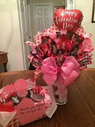 The best way to express buy valentine's day gifts online. Valentine S Day Bouquet And Box Of Goodies To Match Valentine S Day Gift Baskets Valentines Candy Bouquet Valentine Gift Baskets