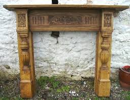 Victorian Carved Pine Fire Surround