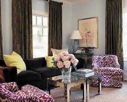 Black And Purple Living Room