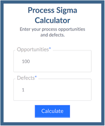 Process Sigma Calculator Isixsigma