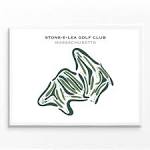 Stone-E-Lea Golf Club, Massachusetts - Printed Golf Courses - Golf ...