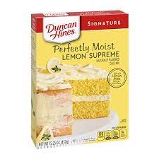 lemon supreme cake mix duncan hines