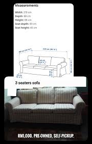 pre owned 3 seater sofa furniture