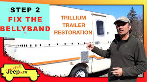 belly band repair of a trillium trailer