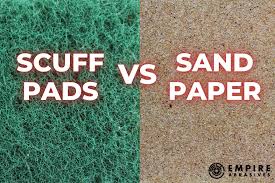 scuff pads vs sandpaper empire abrasives