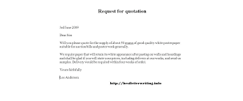 Free Rfq Template Request For Quotation Letter Template Request For