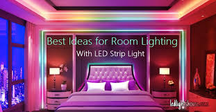 where to put led lights in your room