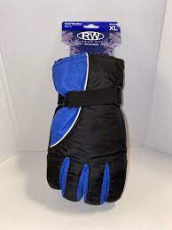 rw rugged wear winter snow ski gloves