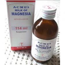 acme s milk of magnesia 114ml susp