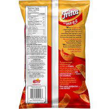 3 bags fritos bbq corn chips large size