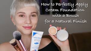 how to perfectly apply cream foundation