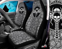 Fl Dragonfly Skull Car Seat Covers