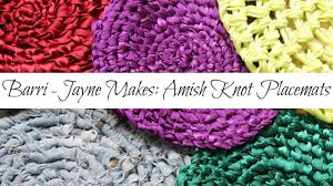 how to make amish knot trivets