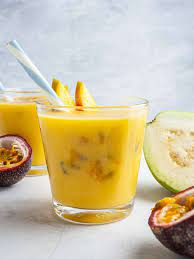 tropical guava mango smoothie