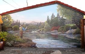 Fly Fishing Wall Mural Contemporary