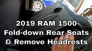 2019 ram 1500 limited rear seat