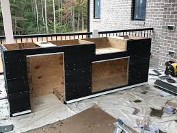ebony planc outdoor kitchen project