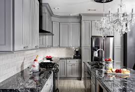 75 white kitchen with granite