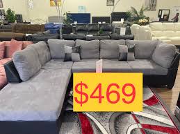 grey sectional sofa set in