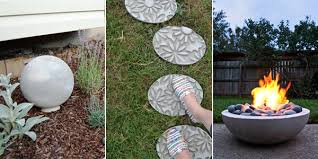 Inexpensive Diy Concrete Garden Projects