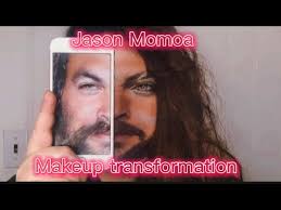 jason momoa makeup transformation half
