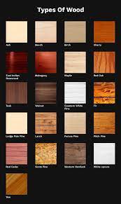 types of wood guide to choose the best
