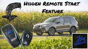 How To Remote Start A Subaru Outback