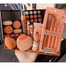 ready stock makeup set bajet peachy