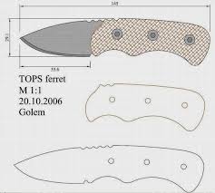 Download plantillas de cuchillos completa 170 cuchillos (1 archivo). Facon Chico Moldes De Cuchillos